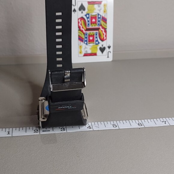 Untested Oshen Black And Silver Tone Digital Watch - Picture 7 of 7